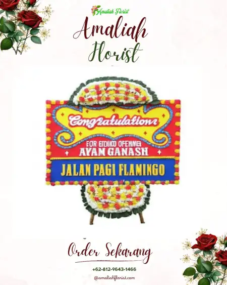 Sewa Papan Bunga Bolon